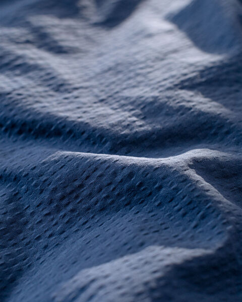 Linda Single Washable Seersucker Duvet Cover Set - 5