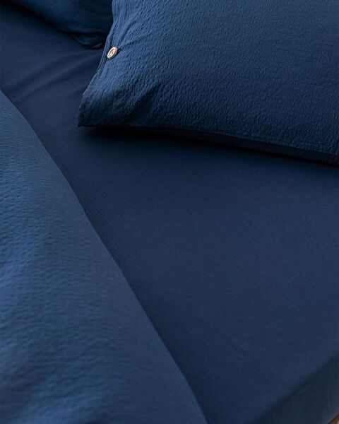 Linda Single Washable Seersucker Duvet Cover Set - 3