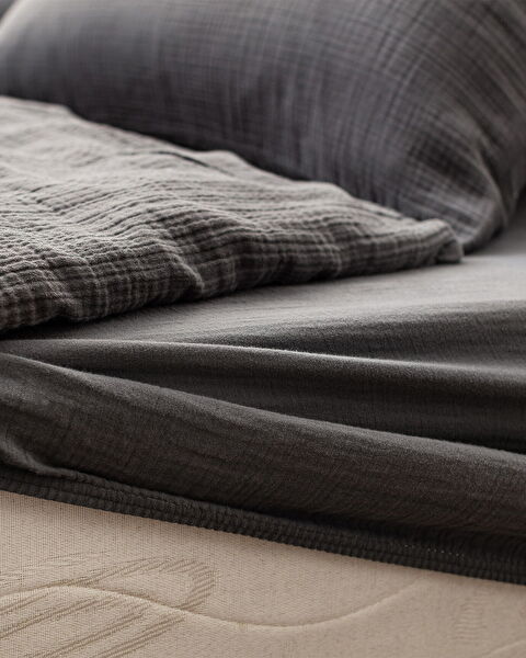 Marla Muslin Eenpersoons Dekbedovertrekset Elastisch - 4