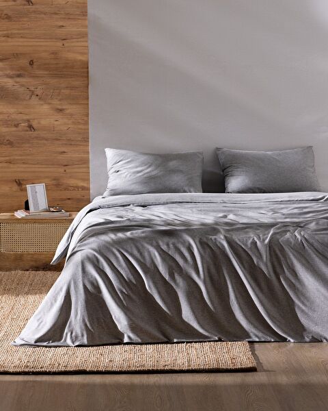 طقم غطاء لحاف مصبوغ بخيط مفرد من Benati - 0