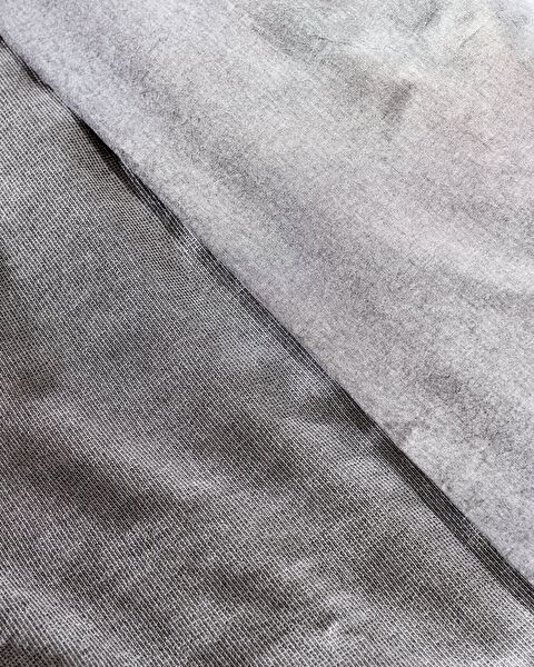 Parure de lit Nuage 100 % coton teint en fil - Anthracite - 6