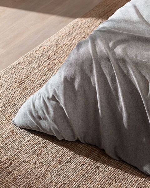 Parure de lit Nuage 100 % coton teint en fil - Anthracite - 4