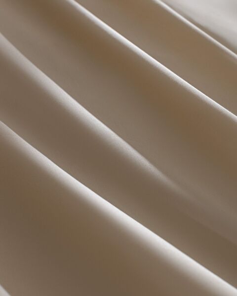 Bern Tek Kişilik %100 Pamuk Baskılı Saten Nevresim Takımı - Bej - 7