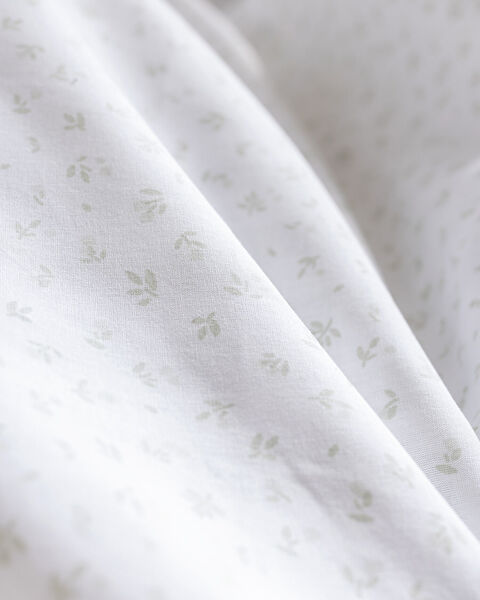 Ensemble de housse de couette imprimé Ranforce 100 % coton simple Botie - Kaki - 5