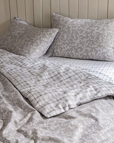 Garde Sıngle Sıze Duvet Cover Set - Ranforce Patterned - 4