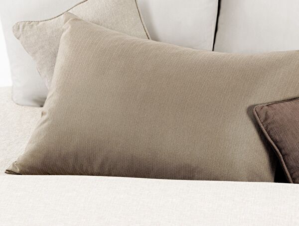 Cher Eenpersoons dekbedovertrekset met print - Beige - 2