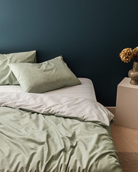 Ensemble de housse de couette imprimée simple Delrico - 1