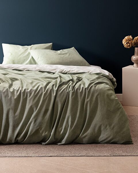 Ensemble de housse de couette imprimée simple Delrico - 0