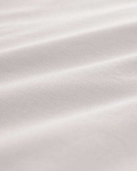 Manon Double 100% Cotton Ranforce Plain Duvet Cover - White - 3