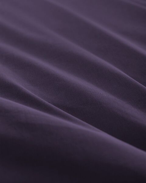 Manon Double 100% Cotton Ranforce Plain Duvet Cover - Purple - 5