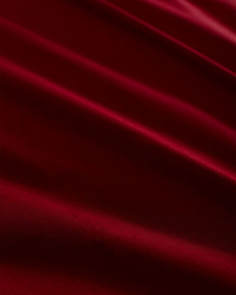 Manon Double 100% Cotton Ranforce Plain Duvet Cover - Red - 5