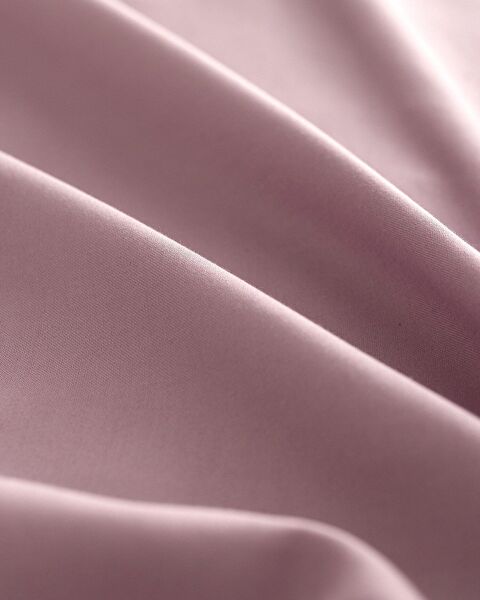 Housse de couette double en satin 100 % coton Ciel - Prune clair - 3