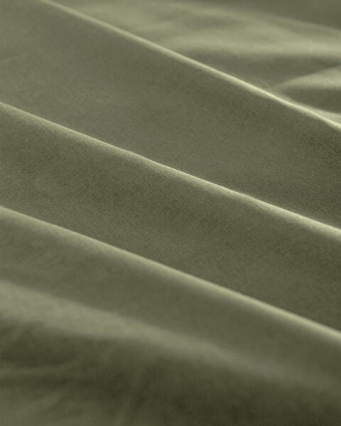 Manon King Size 100% Cotton Ranforce Plain Duvet Cover - Khaki - 5