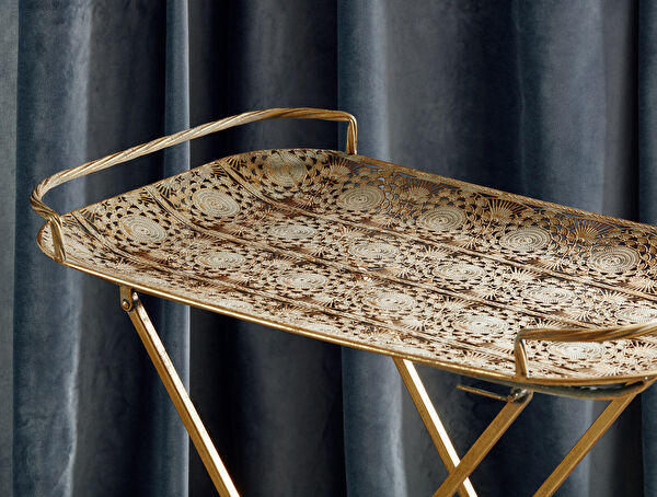 طاولة قهوة معدنية من بالبين - مستطيلة - 1