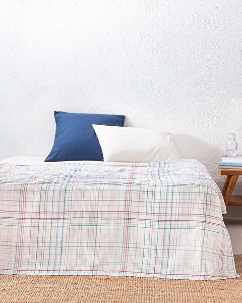 Piqué Double Cardé Imprimé Fauve - Turquoise - 0