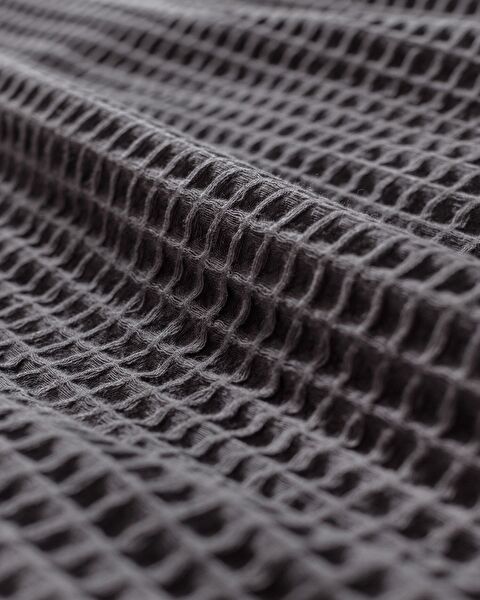 Avril Cotton Double Cotton Ecocell Luxe Deken - Antraciet - 4