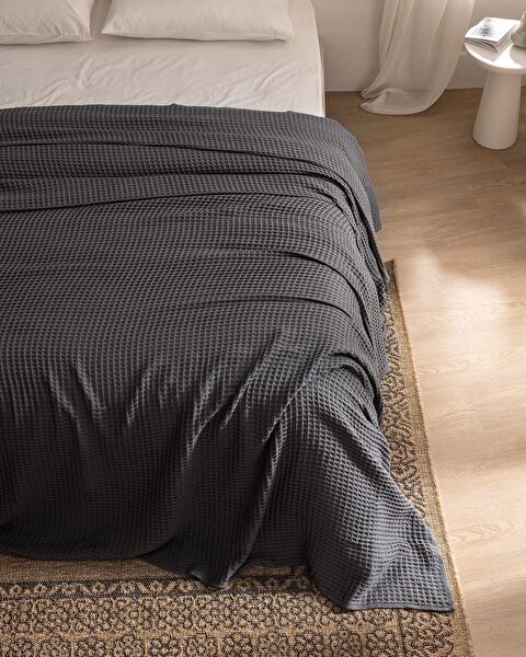 Avril Pamuklu Double Cotton Ecocell Luxury Pike - Anthracite - 1