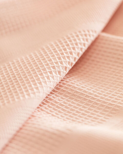 Piqué uni Mathilda Double Coton Ecocell - Poudre - 3