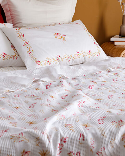 Silvie Double Carded Printed Pique Set - Powder - 2