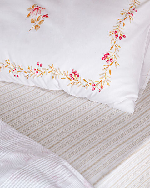 Silvie Double Carded Printed Pique Set - Powder - 3