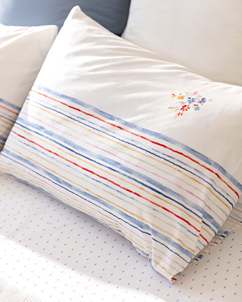 Squirre dubbel gekartelde piquéset met print - Kleurrijk - 3