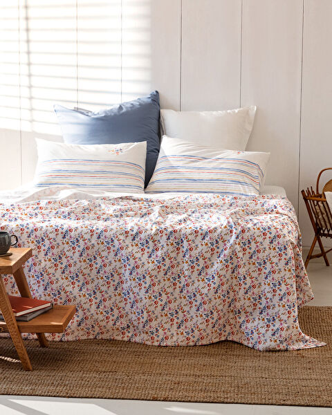 Squirre dubbel gekartelde piquéset met print - Kleurrijk - 0