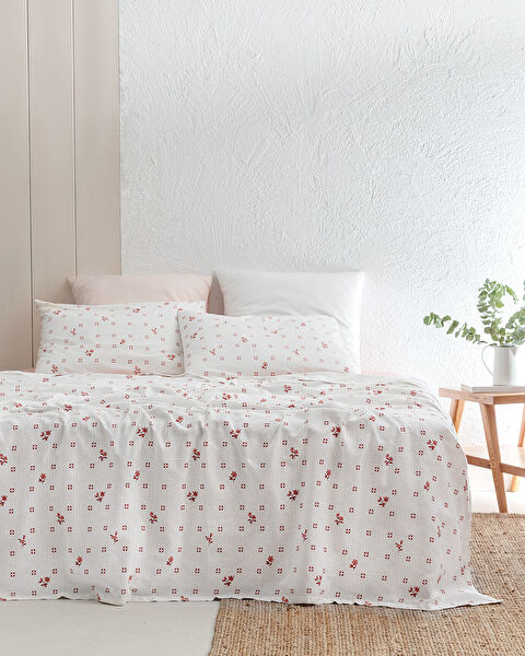 Dace Double Cotton Printed Pique Set - 0