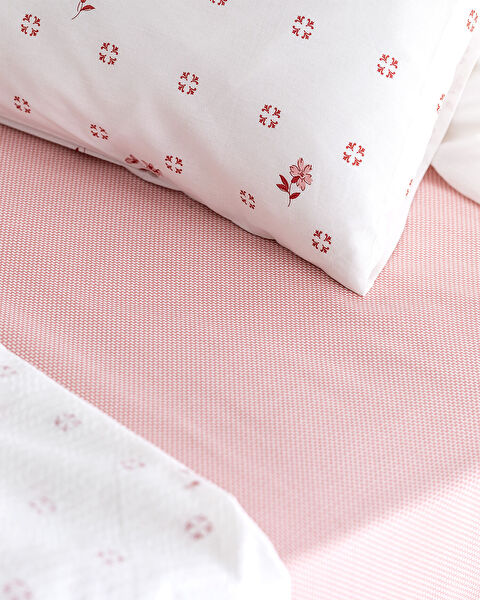 Dace Double Cotton Printed Pique Set - 3