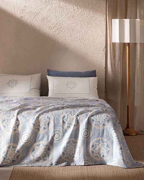 طقم بيكيه مطبوع ببطاقة مزدوجة من أورفا - 0