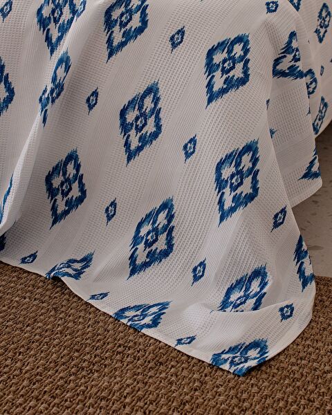 Ensemble piqué imprimé cardé Talon Double 100% coton - Bleu marine - 2