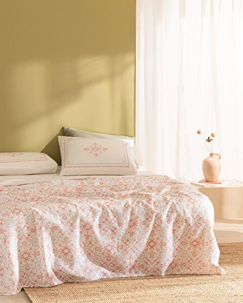 Ensemble piqué imprimé à double carte Adorlee - 0