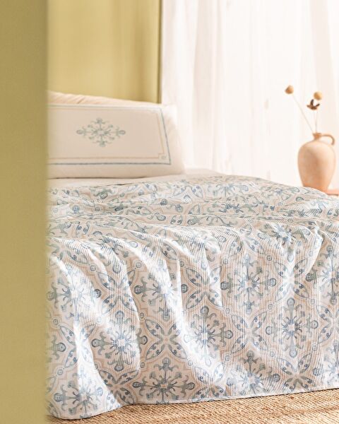 Ensemble piqué imprimé à double carte Adorlee - 1