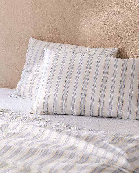 Avery Double Ecocell bedrucktes Piqué-Set – Blau/Gelb - 3