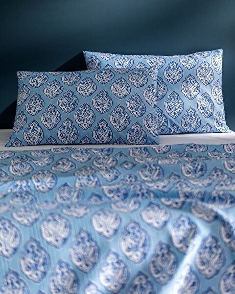 Searlas dubbele Ecocell bedrukte piquéset - 2