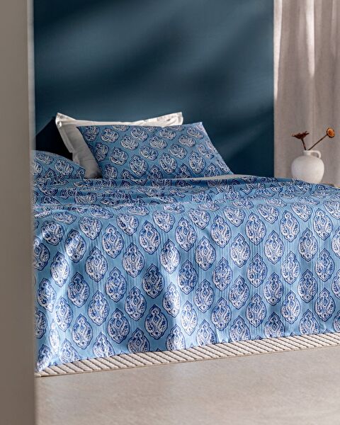 Searlas dubbele Ecocell bedrukte piquéset - 1