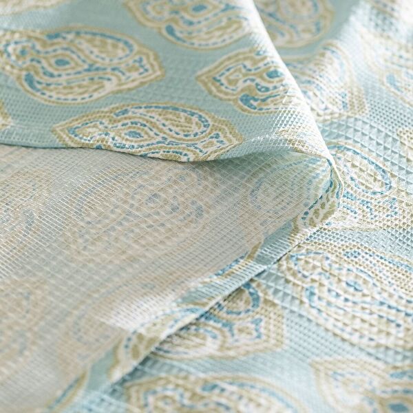 Ensemble Searlas en piqué double coton Ecocell imprimé - Vert menthe - 6