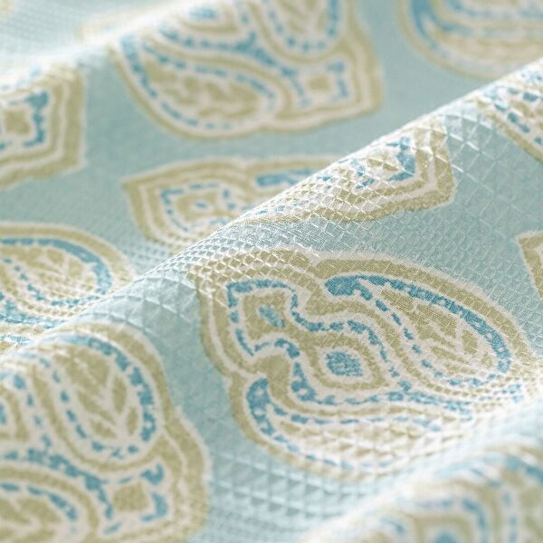 Ensemble Searlas en piqué double coton Ecocell imprimé - Vert menthe - 5