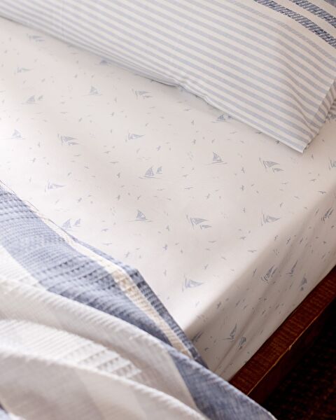 Henri Double Ecocell Printed Pique Set - 3