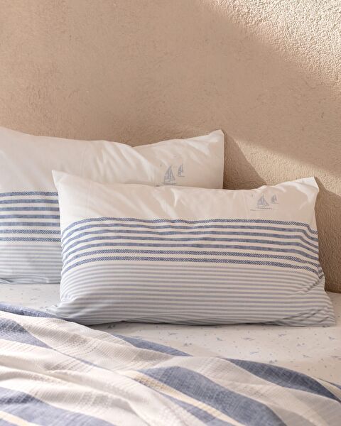 Henri Double Ecocell Printed Pique Set - 2