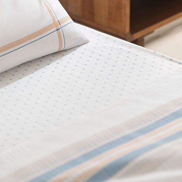 Patrice dubbele Ecocell bedrukte piquéset - 3