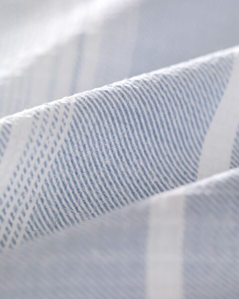 Edgard katoenen dubbele Ecocell bedrukte piquéset - blauw - 5