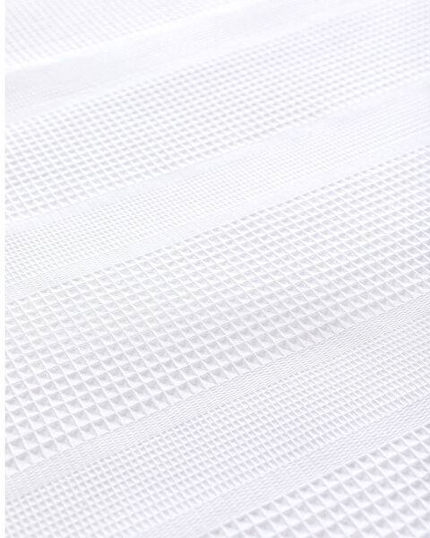 Mathilda King Size Karde Düz Pike - Beyaz - 3