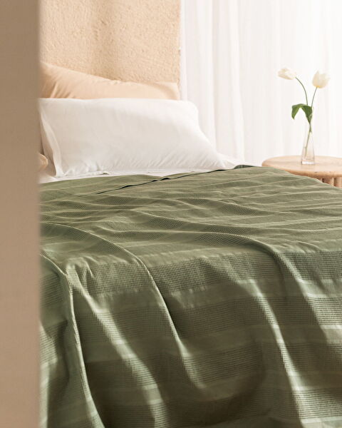 Mathilda King Size Carded Plain Coverlet - 1