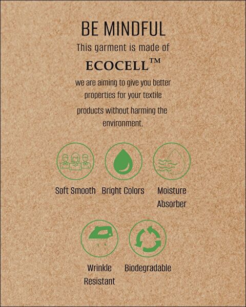 Berne King Size Katoen Ecocell Bedrukt Piqué - Blauw - 3