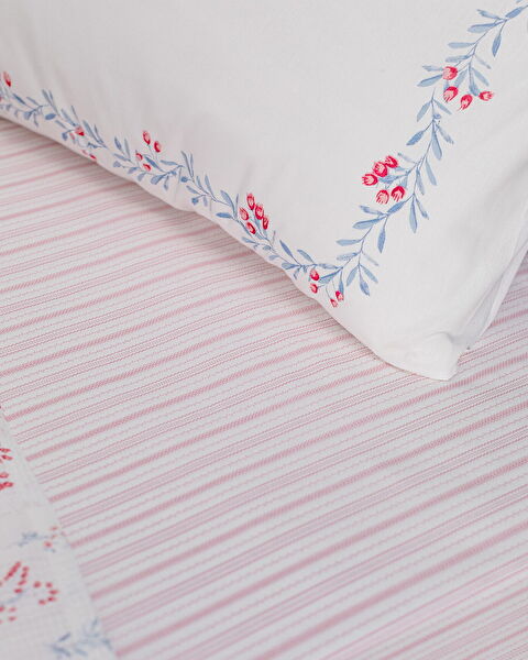 Silvie Kingsize piquéset met gekartelde print - 3