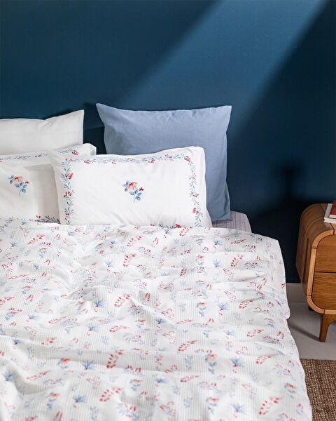 Silvie Kingsize piquéset met gekartelde print - 2