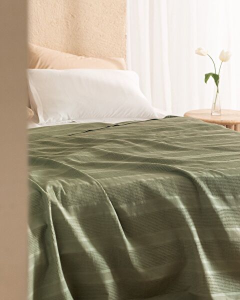 Mathilda Single Carded Plain Coverlet - 1