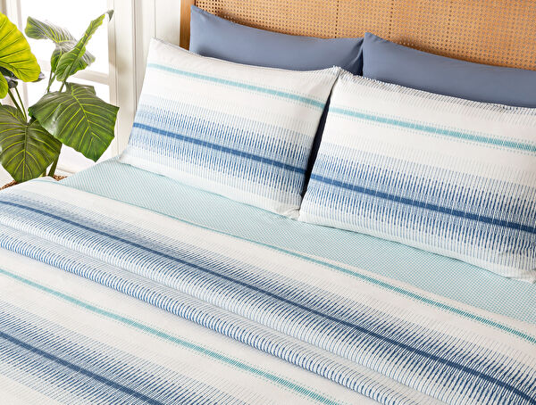 Delfin Single Printed Pique Set - 2