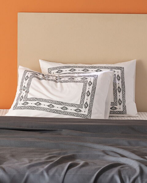 Mathilda Tek Kişilik Karde Düz Pike Takımı - 2