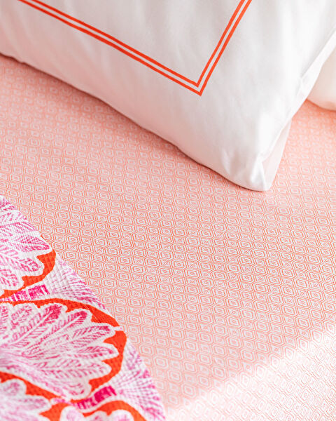 Kerman Tek Kişilik Karde Baskılı Pike Takımı - 3